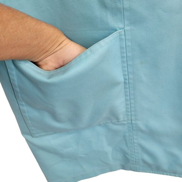 Vintage Misty Harbor Raincoat Trench 10 Blue Double Breasted Yachtsman Cloth - Picture 7 of 17